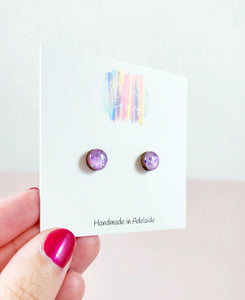 Lavender Baby Studs